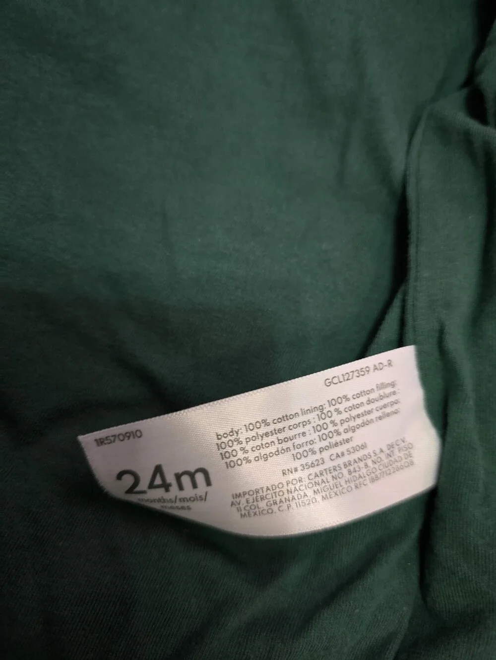 Carter's‎ Deep Green Corduroy Jacket